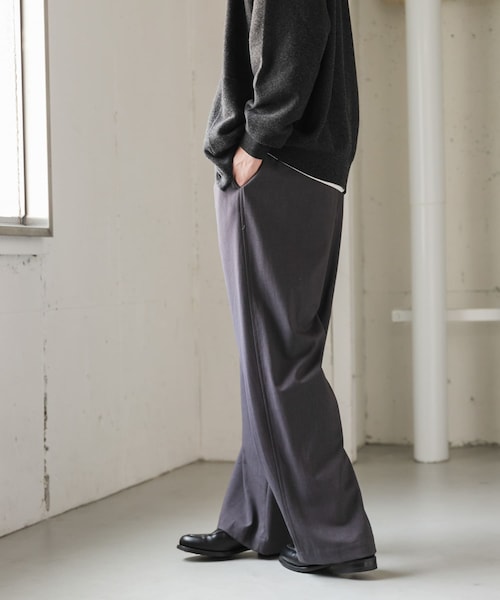 URBAN RESEARCH DOORS（アーバンリサーチドアーズ）の「FORK&SPOON　TRイージートラウザー（その他パンツ・メンズ・CHARCOAL/NAVY・4/5）」の6枚目の写真