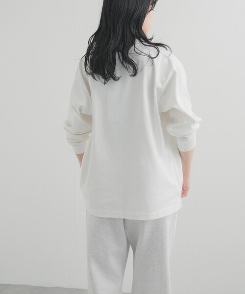 URBAN RESEARCH DOORS（アーバンリサーチドアーズ）の「L.L.Bean JAPAN EDITION　LONGSLEEVET-SHIRTS（Tシャツ/カットソー・レディース・WHITE/BIRCH/GREY/SAX/RED/NAVY・M）」の11枚目の写真