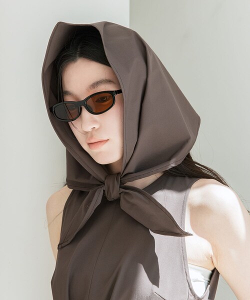 SENSE OF PLACE by URBAN RESEARCH(センスオブプレイスバイアーバンリサーチ)の「撥水シシュウスカーフ(バンダナ/スカーフ・レディース・BLACK/BROWN/Y.BEIGE・One)」の2枚目の写真
