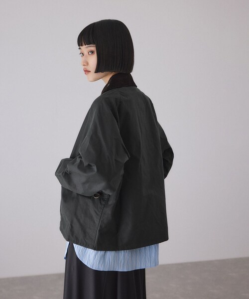 ADAM ET ROPE'(アダムエロペ)の「【J’aDoRe限定】【Barbour(バブアー)】SPEY WAX JACKET(その他アウター・レディース・ブラック/カーキ・M/S)」の14枚目の写真