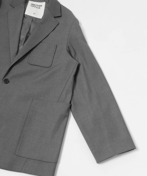 URBAN RESEARCH(アーバンリサーチ)の「ANOTHER OFFICE Santiago Sport Jacket(テーラードジャケット・メンズ・H/GRAY/BLACK/CHARCOAL・1/2/3)」の15枚目の写真