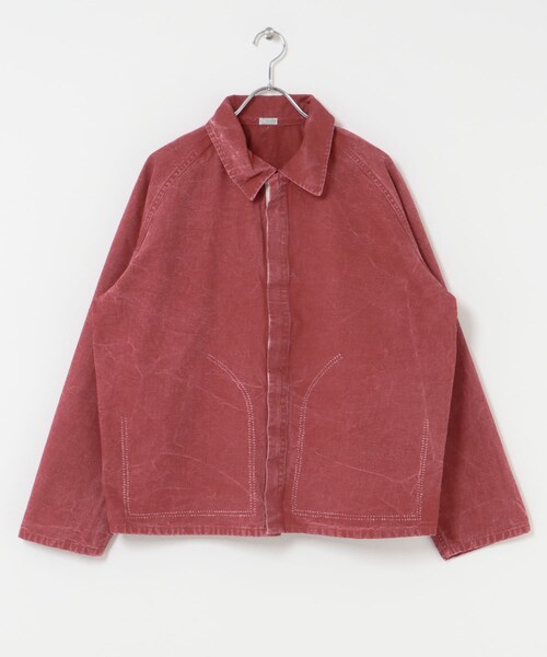 URBAN RESEARCH(アーバンリサーチ)の「A PRESSE Vintage Hunting Jacket(テーラードジャケット・メンズ・BLACK/RED・2/3/4/5)」の2枚目の写真