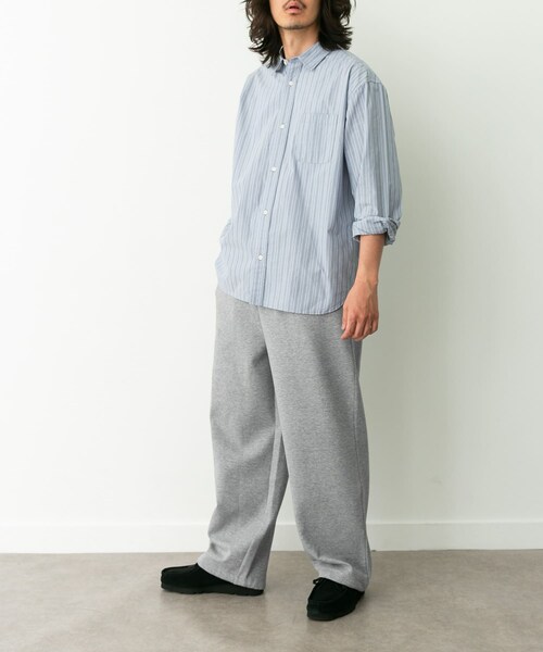 URBAN RESEARCH Sonny Label（アーバンリサーチサニーレーベル）の「リラックスワイドスウェットパンツ（スウェットパンツ・メンズ・ブラック/杢グレー・M/L）」の9枚目の写真