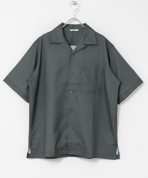 URBAN RESEARCH DOORS(アーバンリサーチドアーズ)の「セオアルファアプリントオープンカラーシャツ(シャツ/ブラウス・メンズ・CHARCOAL/BLUE・M/L)」の14枚目の写真