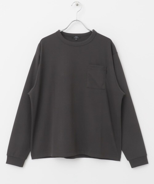 ITEMS URBANRESEARCH（アイテムズ アーバンリサーチ）の「『速乾/イージーケア/UVカット』高機能ポンチロングスリーブカットソー（Tシャツ/カットソー・メンズ・WHT/BEG/BLK・M/L）」の21枚目の写真