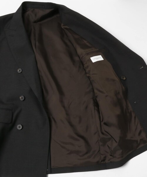 URBAN RESEARCH（アーバンリサーチ）の「new basic　BRADFORD WOOL W JACKET（テーラードジャケット・メンズ・BLACK/BROWN・M/L/XL）」の12枚目の写真
