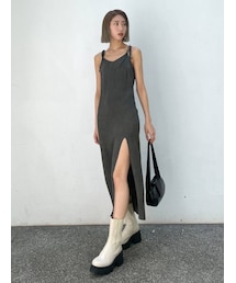 EMODA | キャミソールスリットワンピース(ワンピース)