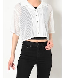 MURUA | クロスレースシャツ(シャツ/ブラウス)