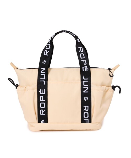 ROPE'（ロペ）の「ロゴテープカートバッグ（トートバッグ・レディース・ブラック/ベージュ・F）」の13枚目の写真