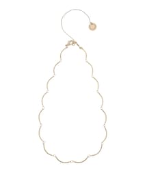 LAGUNAMOON | スリムウェーブショートネックレス(ネックレス)