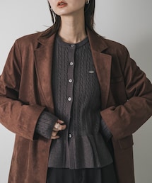 SENSE OF PLACE by URBAN RESEARCH | ミニケーブルペプラムセーター(ニット/セーター)