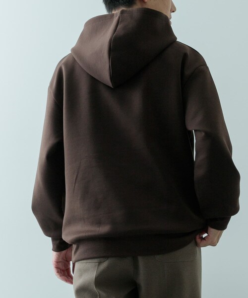 ITEMS URBANRESEARCH（アイテムズ アーバンリサーチ）の「ストレッチダンボール プルオーバーパーカー（パーカー・メンズ・BRN/BEG/BLK/YEL・M/L）」の15枚目の写真