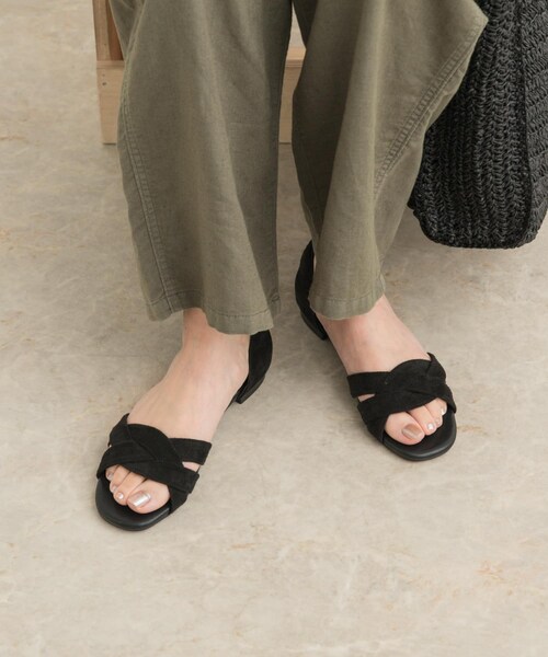 URBAN RESEARCH DOORS（アーバンリサーチドアーズ）の「『一部WEB限定カラー』セパレートフラットサンダル（サンダル・レディース・L.BEIGE/BLACK/CAMEL/BLUE・36/37/38）」の6枚目の写真