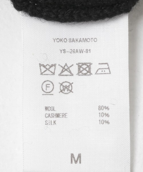 URBAN RESEARCH DOORS（アーバンリサーチドアーズ）の「YOKO SAKAMOTO　RAGLAN CREW NECK KNIT（ニット/セーター・メンズ・BLACK/BLK/GRY/CHARCOAL/BROWN・M/L）」の12枚目の写真