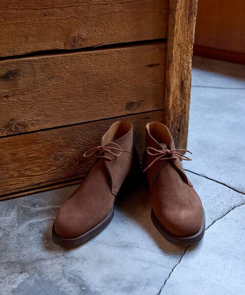 ADAM ET ROPE'(アダムエロペ)の「【CROCKETT&JONES for WILD LIFE TAILOR】Glencoe(ブーツ・メンズ・ベージュ・39.0/39.5/40.0/41.0/42.0/43.0/44.0/45.0)」の20枚目の写真