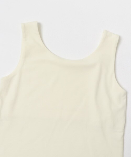 KBF（ケイビーエフ）の「ピーチスキン2WAYタンクトップ（タンクトップ・レディース・OFF/CHARCOAL/BLACK・One）」の10枚目の写真