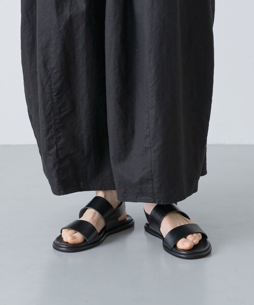 かぐれ（カグレ）の「CORSO ROMA, 9　DOUBLE STRAP SANDAL（サンダル・レディース・MOGARO/NERO・36/37/38）」の11枚目の写真