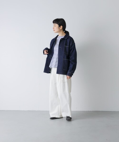 かぐれ(カグレ)の「ユーティリティーイージーパンツ(その他パンツ・レディース・OFF/SMOKEKHAKI・Free)」の6枚目の写真