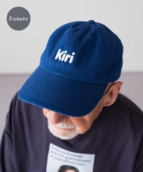 URBAN RESEARCH(アーバンリサーチ)の「『別注』Kiri×Wide Dad Logo Cap(キャップ・メンズ・NAVY/WHITE・FREE)」の3枚目の写真