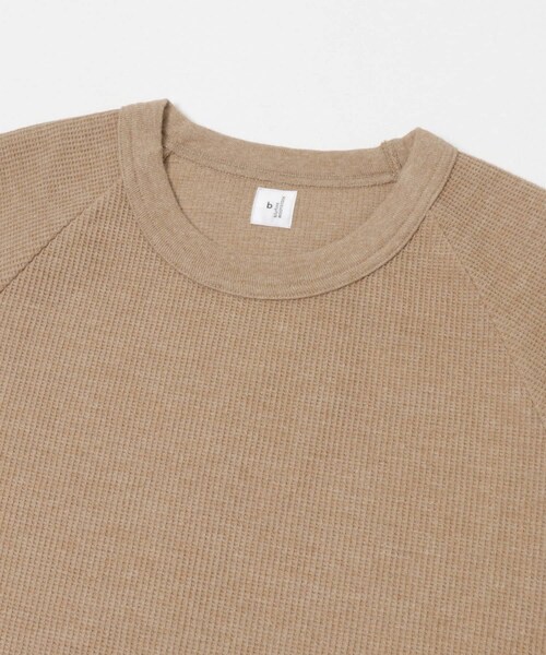 かぐれ（カグレ）の「blurhmsROOTSTOCK　THERMAL RAGLAN T-SHIRTS（Tシャツ/カットソー・レディース・H Oatmeal/Blue/H Beige・0）」の8枚目の写真
