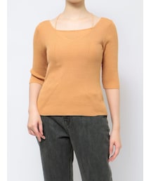 LAGUNAMOON | バッククロスレイヤードニットプルオーバー(ニット/セーター)