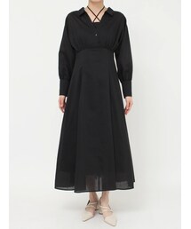 LAGUNAMOON | キャミレイヤードシャツワンピース(シャツワンピース)