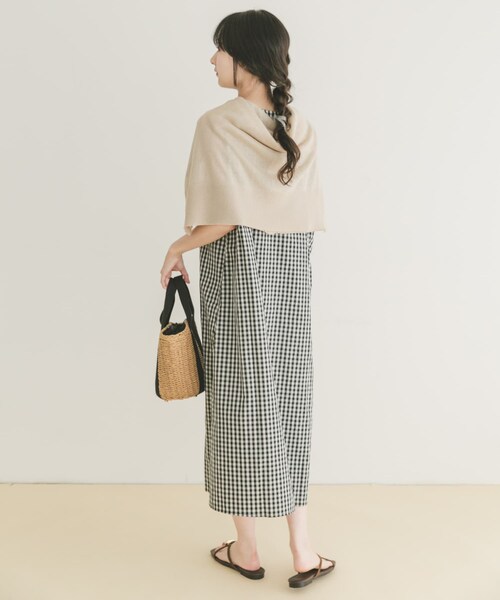 ITEMS URBANRESEARCH（アイテムズ アーバンリサーチ）の「サッカーノースリーブワンピース（ワンピース・レディース・CHK/BLK/BRN・FREE）」の22枚目の写真