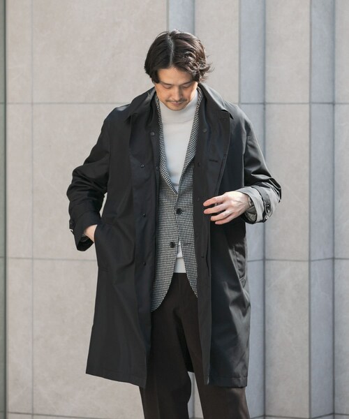 URBAN RESEARCH DOORS（アーバンリサーチドアーズ）の「LIFE STYLE TAILOR　3WAYコンフォータブルコート（ダウンジャケット/コート・メンズ・BLACK/NAVY・M/L）」の19枚目の写真