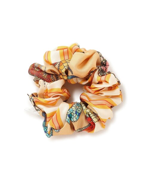 ADAM ET ROPE'(アダムエロペ)の「【LA PRESTIC OUISTON】CHOUCHOU HAIR TIE シュシュ(シュシュ・レディース・ブラック系/キャメル系/オレンジ系・F)」の6枚目の写真