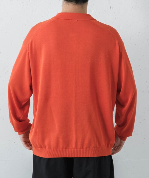 URBAN RESEARCH(アーバンリサーチ)の「crepuscule Long-Sleeve Polo(ニット/セーター・メンズ・BROWN/ORANGE/BLUE/KHAKI・1/2)」の20枚目の写真