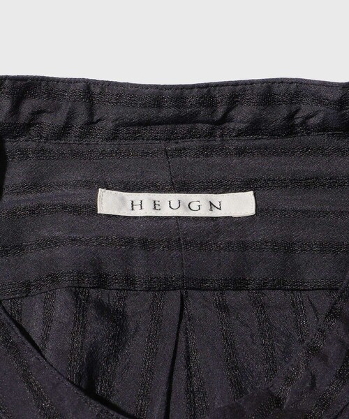 ADAM ET ROPE'(アダムエロペ)の「【HEUGN/ユーゲン】Morris LINO silk Jqd(シャツ/ブラウス・メンズ・チャコール・1/2/3/4)」の12枚目の写真