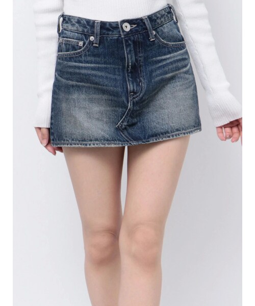GYDA（ジェイダ）の「Vintageデニムスカートライクショートパンツ（デニムスカート・レディース・ブラック/ブルー/インディゴ・XS/S/M）」の11枚目の写真