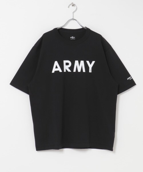 URBAN RESEARCH Sonny Label（アーバンリサーチサニーレーベル）の「ARMY TWILL　PRINT HSTEE ARMY（Tシャツ/カットソー・メンズ・BLACK/WHITE/BLUE/YELLOW・M/L）」の17枚目の写真