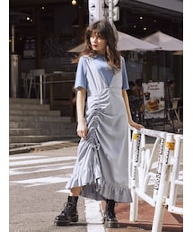 jouetie | レイヤードジャンパードレス(ワンピース)