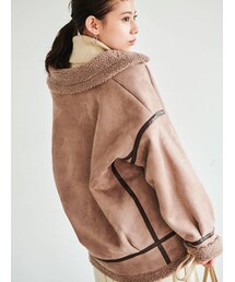 dazzlin | ボアパイピングブルゾン(ブルゾン)