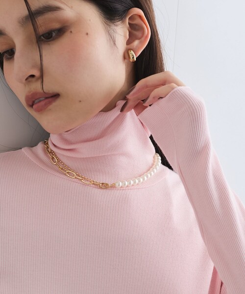 VIS（ビス）の「アソートミックスチェーンネックレス（ネックレス・レディース・ゴールド/シルバー・F）」の4枚目の写真