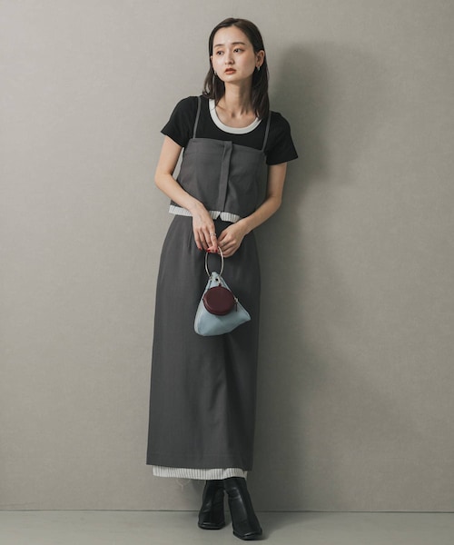 SENSE OF PLACE by URBAN RESEARCH（センスオブプレイスバイアーバンリサーチ）の「フープハンドルバッグ（ハンドバッグ・レディース・L.BLUE/BLACK/CAMEL・one）」の6枚目の写真