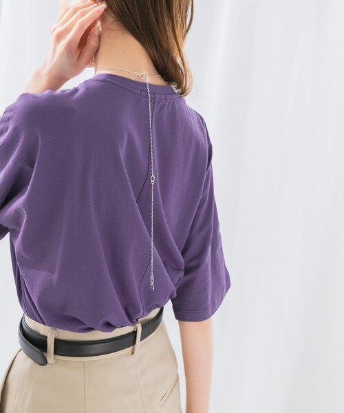 URBAN RESEARCH ROSSO（アーバンリサーチロッソ）の「in mood　BIG DROP/2P necklace（ネックレス・レディース・svbk・-0）」の4枚目の写真