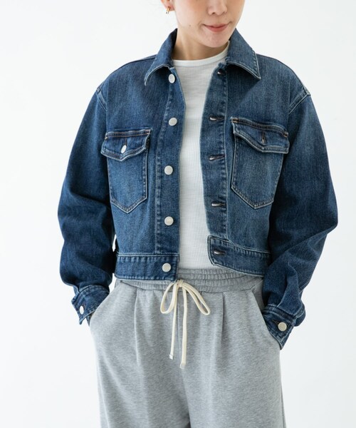 URBAN RESEARCH Sonny Label（アーバンリサーチサニーレーベル）の「Healthy DENIM　Dates（デニムジャケット・レディース・Mid Used・1）」の4枚目の写真