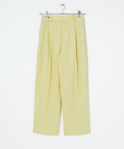 URBAN RESEARCH（アーバンリサーチ）の「rito structure　Summer Wool  Tapered Pants（その他パンツ・レディース・YEL/GRY・1/2）」の2枚目の写真