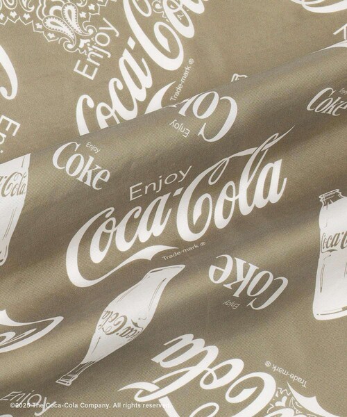 ADAM ET ROPE'（アダムエロペ）の「Coca-Cola スカーフ（バンダナ/スカーフ・レディース・ブラック/ベージュ・F）」の20枚目の写真