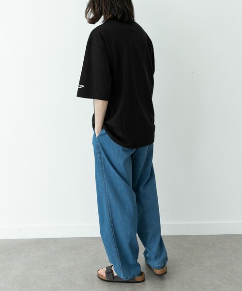 URBAN RESEARCH Sonny Label（アーバンリサーチサニーレーベル）の「ARMY TWILL　PRINT HSTEE ARMY（Tシャツ/カットソー・メンズ・BLACK/WHITE/BLUE/YELLOW・M/L）」の13枚目の写真