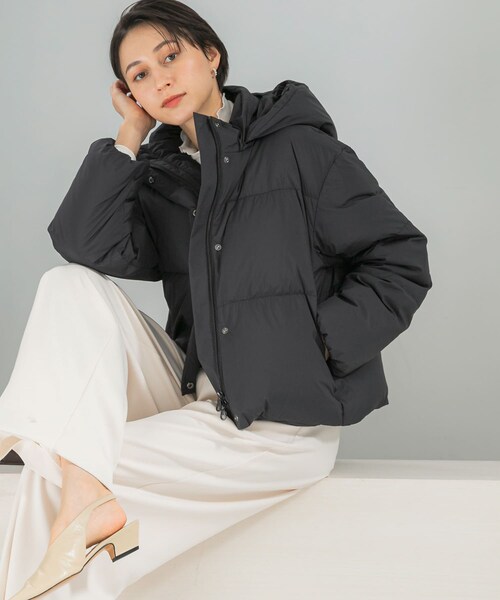URBAN RESEARCH ROSSO（アーバンリサーチロッソ）の「FRENCH DOWNショートダウンコート（その他アウター・レディース・L/BEIGE/BROWN/BLACK・36/38）」の16枚目の写真
