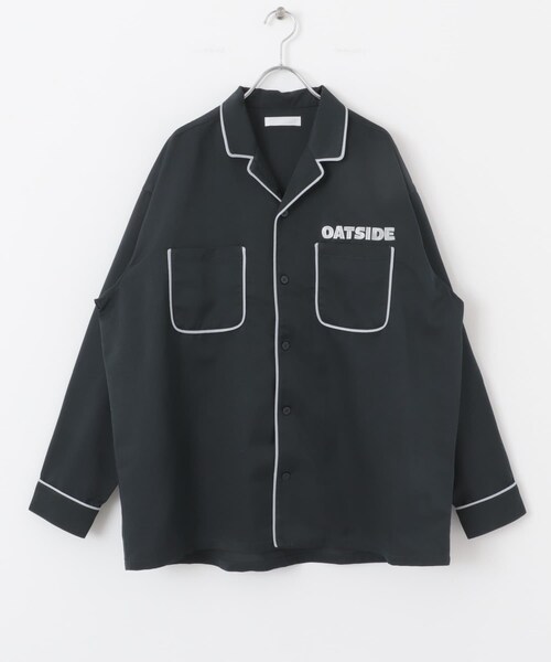 SENSE OF PLACE by URBAN RESEARCH(センスオブプレイスバイアーバンリサーチ)の「『別注』OATSIDE×SENSE OF PLACE オープンカラーシャツ(シャツ/ブラウス・メンズ・BLUE/BLACK/GRAY・M/L)」の7枚目の写真