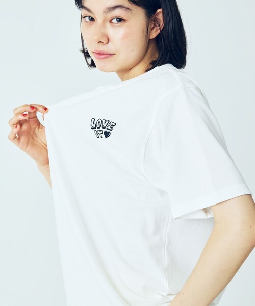 ROPE' PICNIC(ロペピクニック)の「【Chocomoo×ROPE' PICNIC】【接触冷感】アソートTシャツ(Tシャツ/カットソー・レディース・ホワイト/ホワイト系・38)」の11枚目の写真