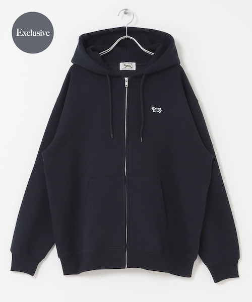 URBAN RESEARCH DOORS（アーバンリサーチドアーズ）の「『別注』PENNEYS×DOORS　THE FOX フルジップパーカー（パーカー・メンズ・ASH GRAY/NAVY・M/L）」の2枚目の写真