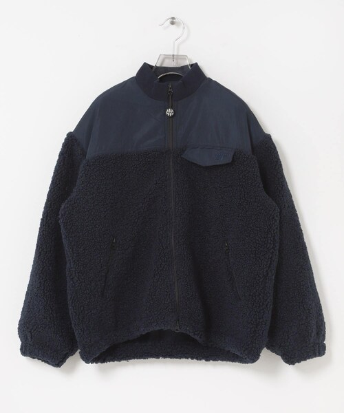 URBAN RESEARCH(アーバンリサーチ)の「BAUM UND PFERDGARTEN FLEECE ZIP UP(ブルゾン・レディース・B BLUE・36)」の3枚目の写真