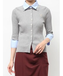 TONAL | シャツドッキング2WAYリブニット(ニット/セーター)