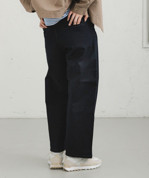 EKAL（エカル）の「『吸水速乾/イージーケア』coolmax カーブラインデニムパンツ（デニムパンツ・レディース・O.W/USED・S/M）」の7枚目の写真