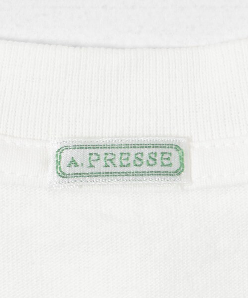 URBAN RESEARCH(アーバンリサーチ)の「A PRESSE Heavy Weight T-Shirt(Tシャツ/カットソー・メンズ・WHITE/BLACK・1/2/3/4)」の9枚目の写真